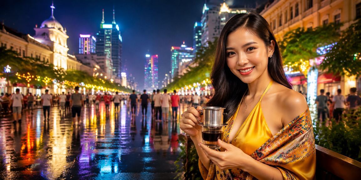 Khung cảnh giải trí casino tại TP. Hồ Chí Minh với người dùng thưởng thức cà phê và theo dõi kết quả